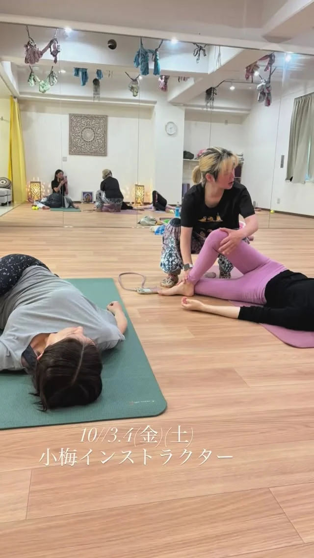 10/3.4(金)(土)は小梅インストラクター
連日のレッスン

ボディ筋トレ 9:30-10:30
ボディストレッチ 11:00-12:00

ぜひこの機会にお越しください♪
からだが整いますよ💓

#ヨガ #戸塚 #東戸塚 #エアリアルヨガ #ヨガスタジオ #ヨガスタジオ #ヨガスタジオ #ボディストレッチ #筋トレ